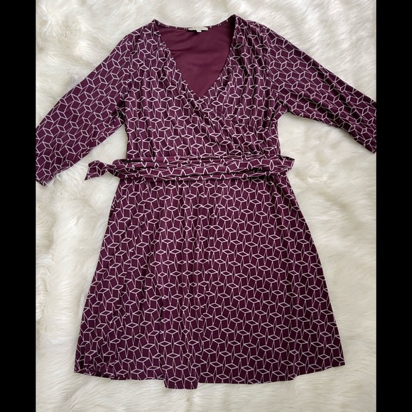 EUC Renesme Jersey Faux Wrap Dress - Picture 2 of 2